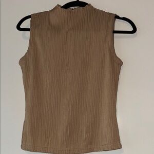 Sleeveless Tan Top